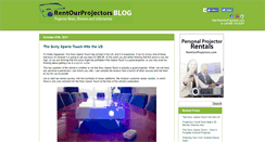Desktop Screenshot of blog.rentourprojectors.com